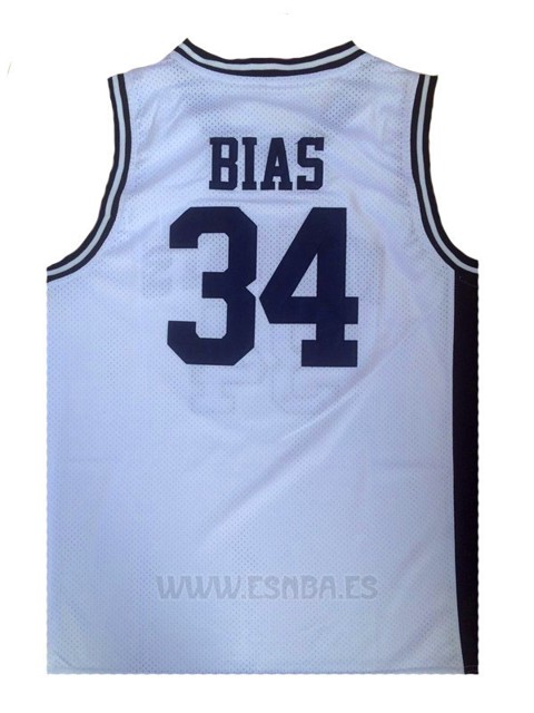 Camiseta Wildcats Len Bias #34 Blanco